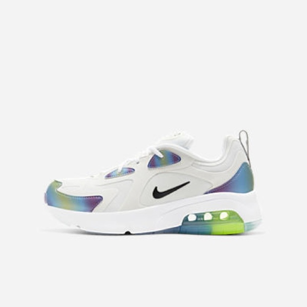 Nike Air Max 200 20 White, 6.5 Youth, 8 Womens